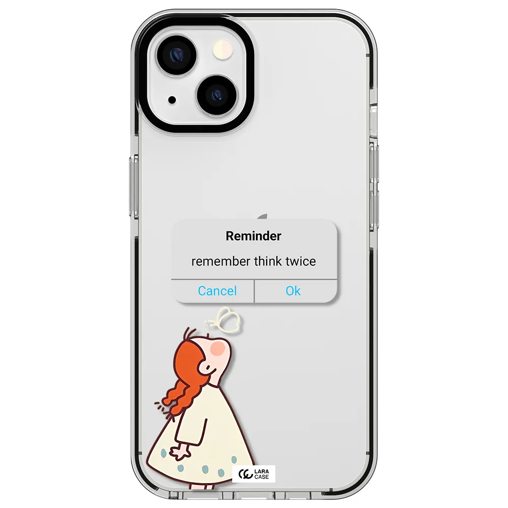 a screenshot of a phone Apple iPhone 13 impact black border Case