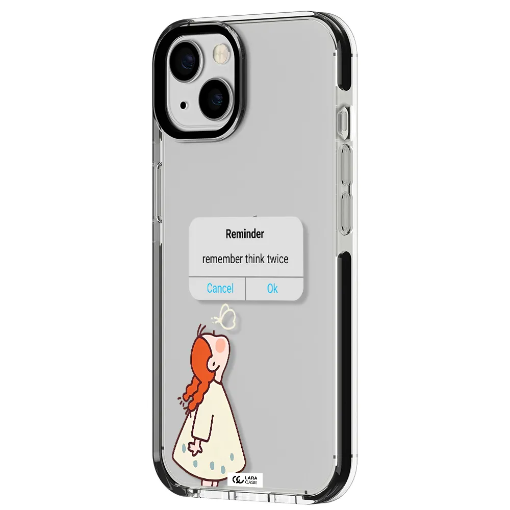 a screenshot of a phone Apple iPhone 13 impact black border Case