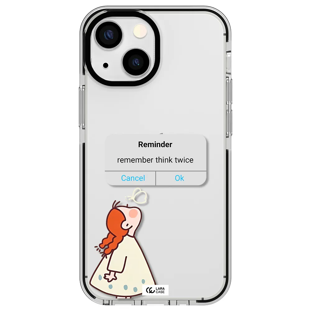 a screenshot of a phone Apple iPhone 13 mini impact black border Case