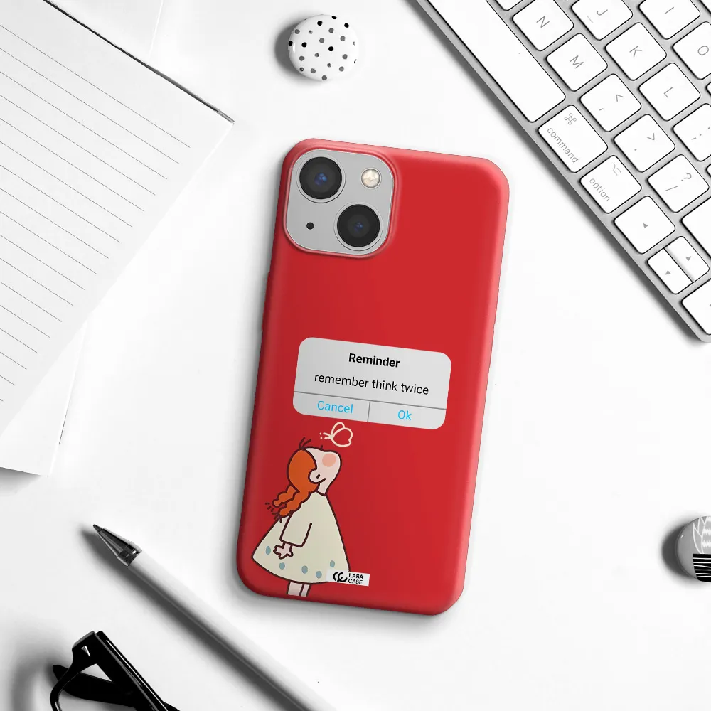 a screenshot of a phone Apple iPhone 13 mini Silicone Imperial Red Case