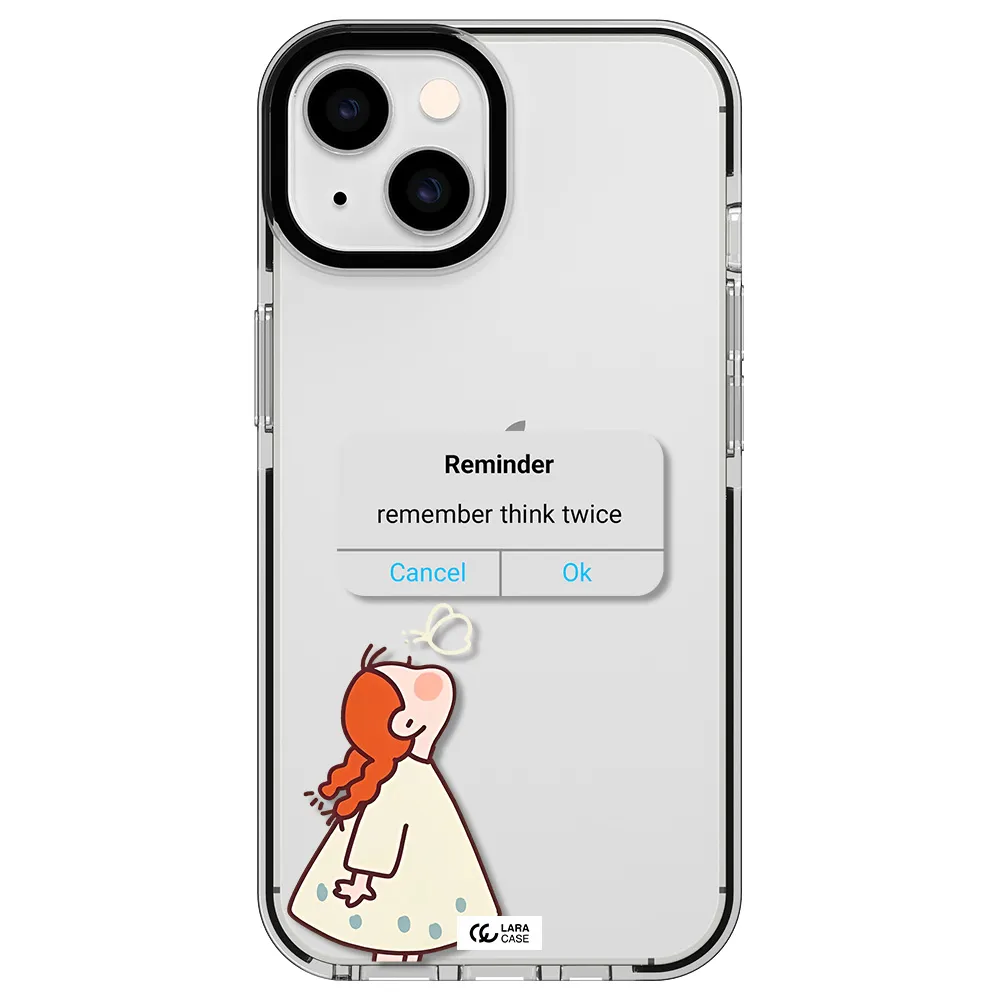 a screenshot of a phone Apple iPhone 14 impact black border Case