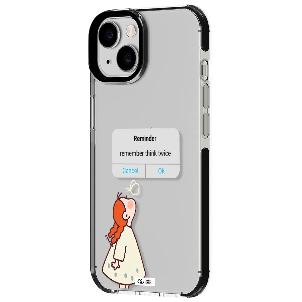 a screenshot of a phone Apple iPhone 14 impact black border Case