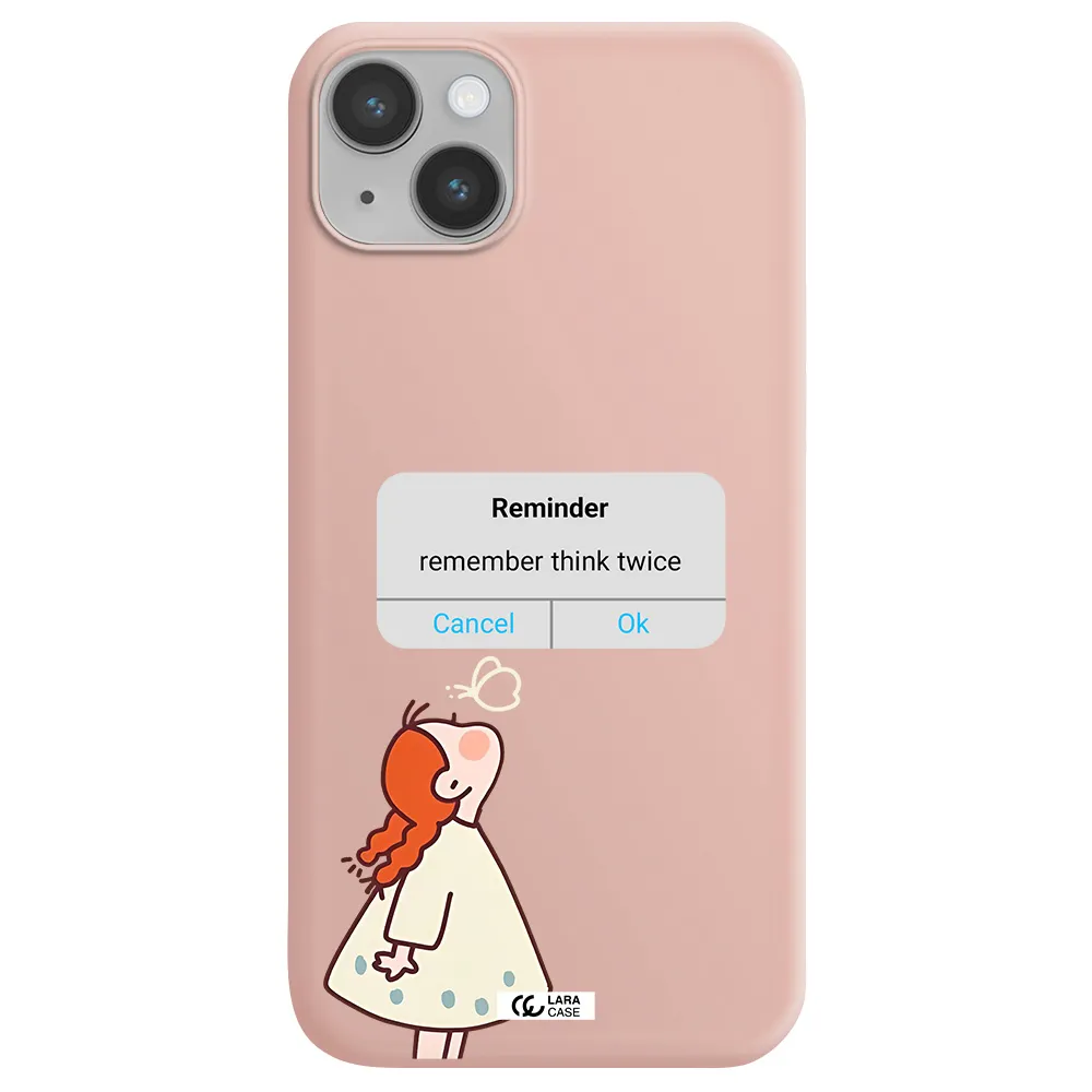 a screenshot of a phone Apple iPhone 14 plus Silicone pastel pink Case