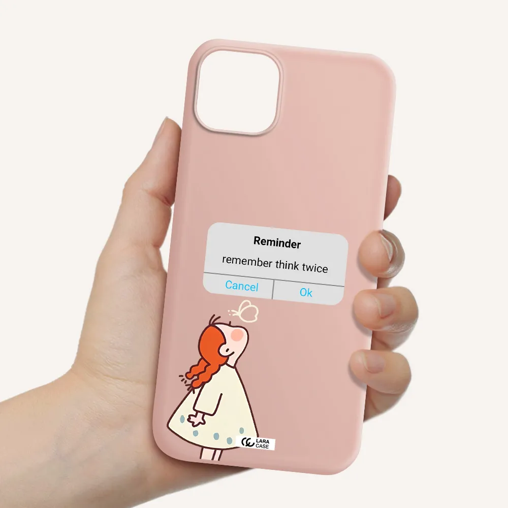 a screenshot of a phone Apple iPhone 14 plus Silicone pastel pink Case