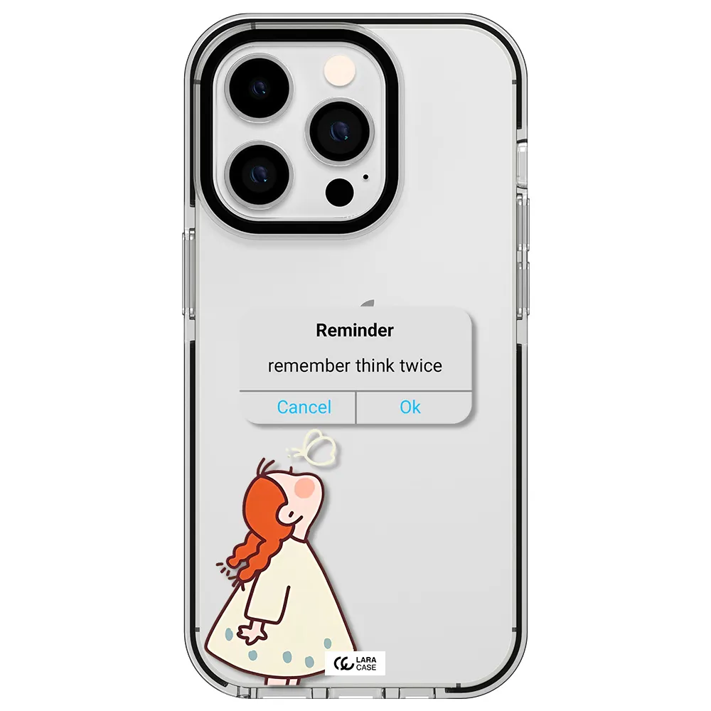 a screenshot of a phone Apple iPhone 14 pro impact black border Case