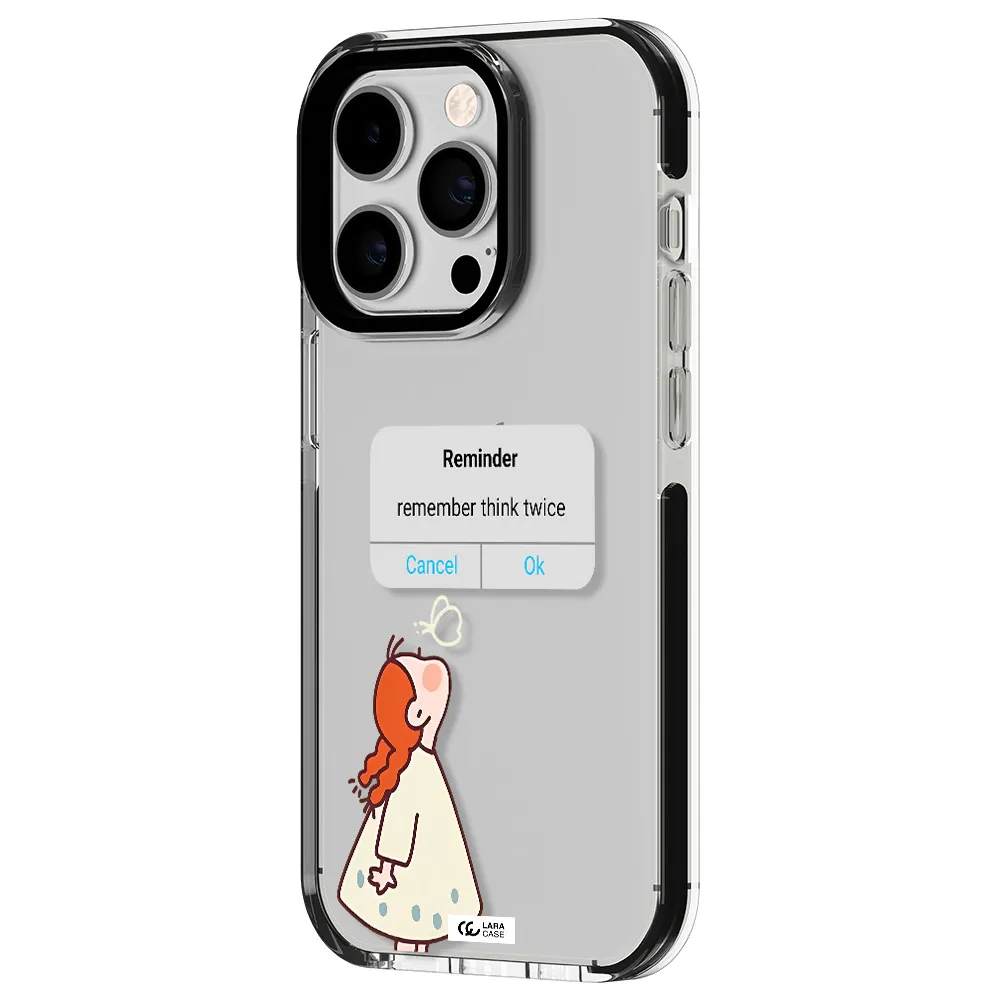 a screenshot of a phone Apple iPhone 14 pro impact black border Case