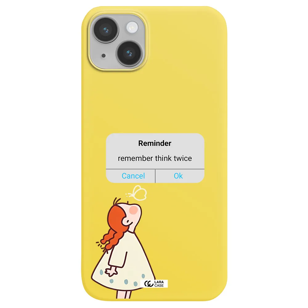 a screenshot of a phone Apple iPhone 14 Silicone canary yellow Case