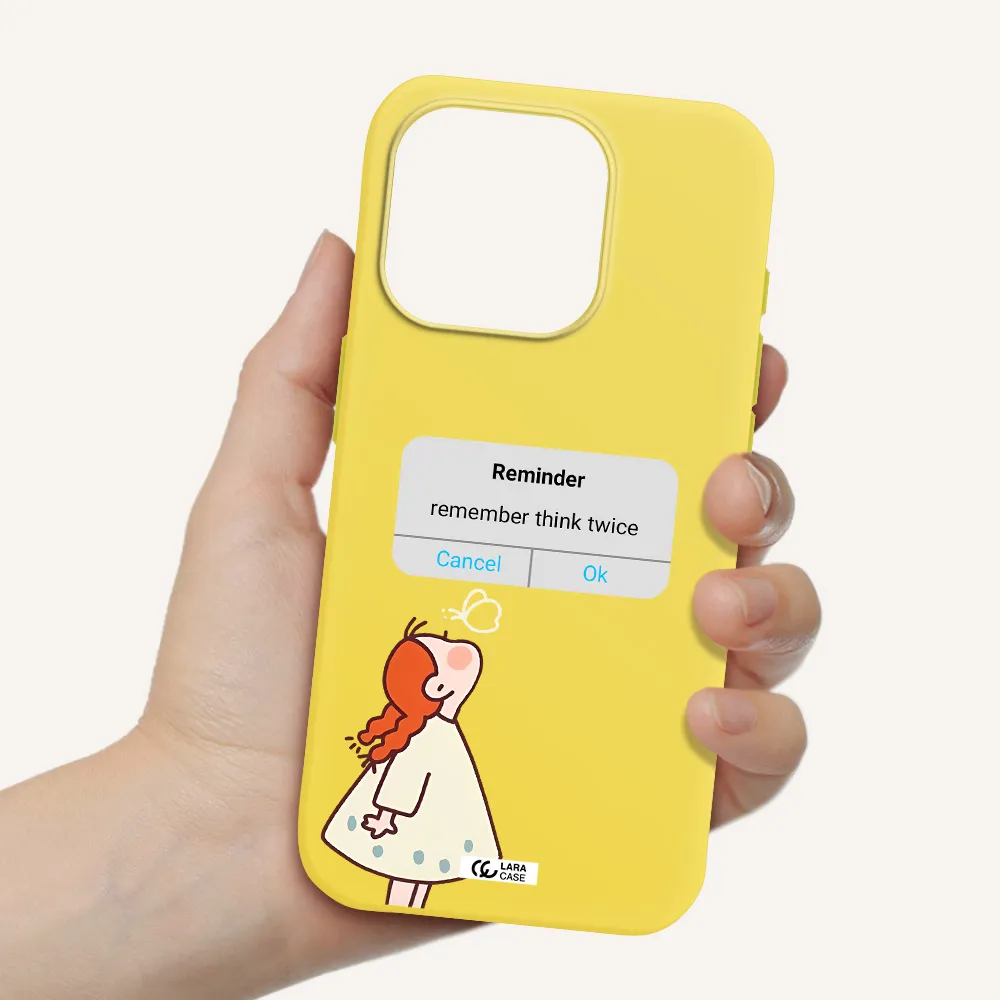 A Screenshot Of A Phone Apple Iphone 15 Pro Silicone Canary Yellow Case