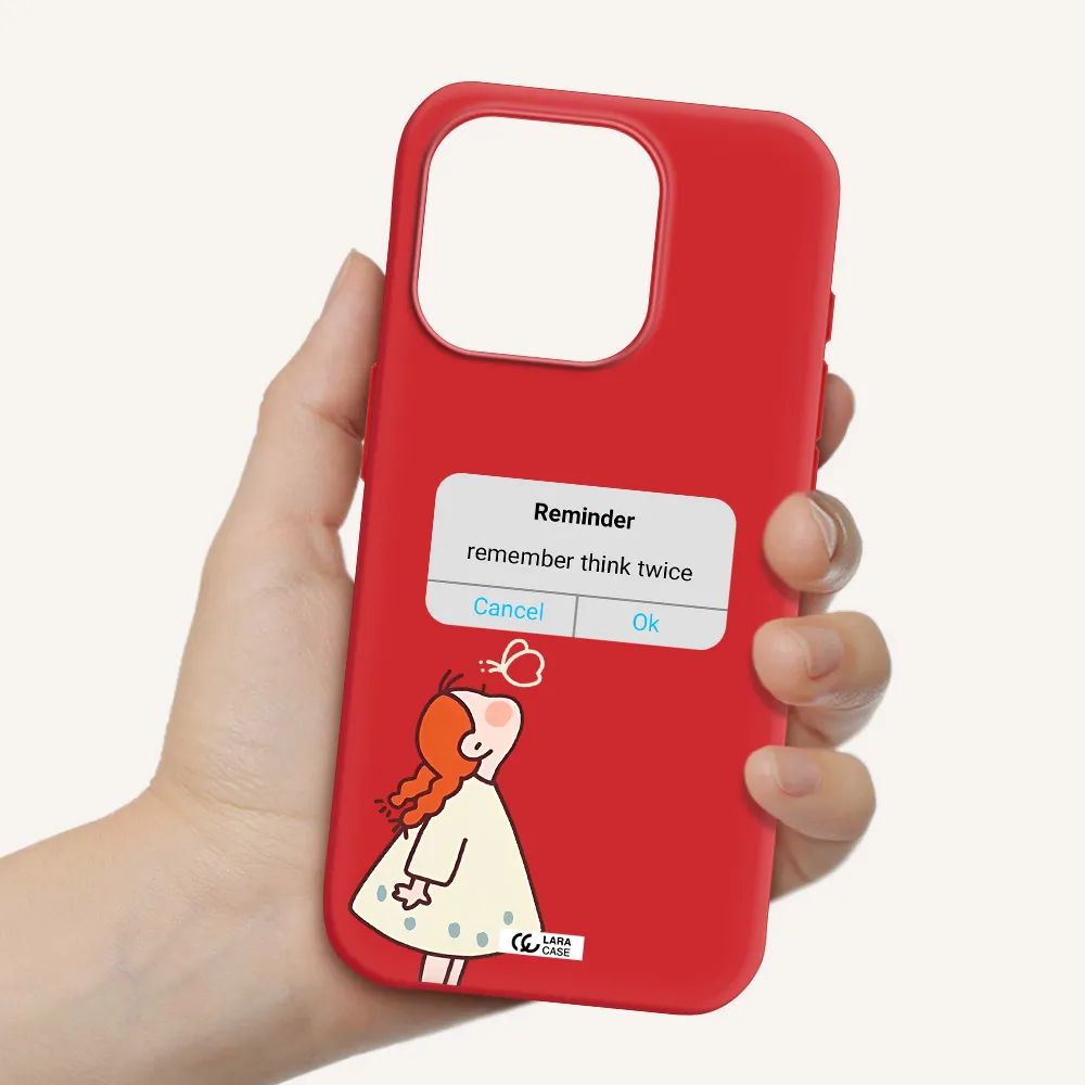 A Screenshot Of A Phone Apple Iphone 15 Pro Silicone Imperial Red Case