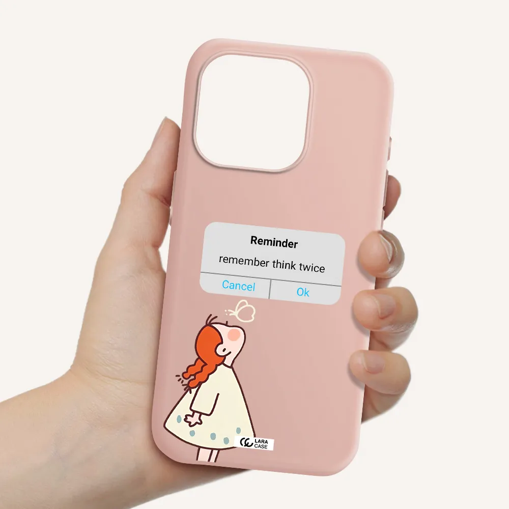 A Screenshot Of A Phone Apple Iphone 15 Pro Silicone Pastel Pink Case