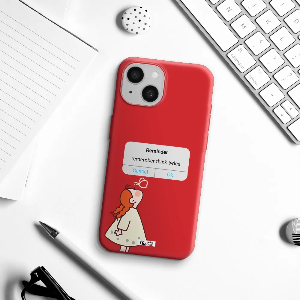 A Screenshot Of A Phone Apple Iphone 15 Silicone Imperial Red Case