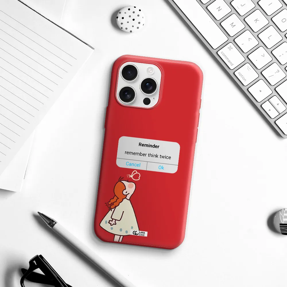 A Screenshot Of A Phone Apple Iphone 16 Pro Max Silicone Imperial Red Case