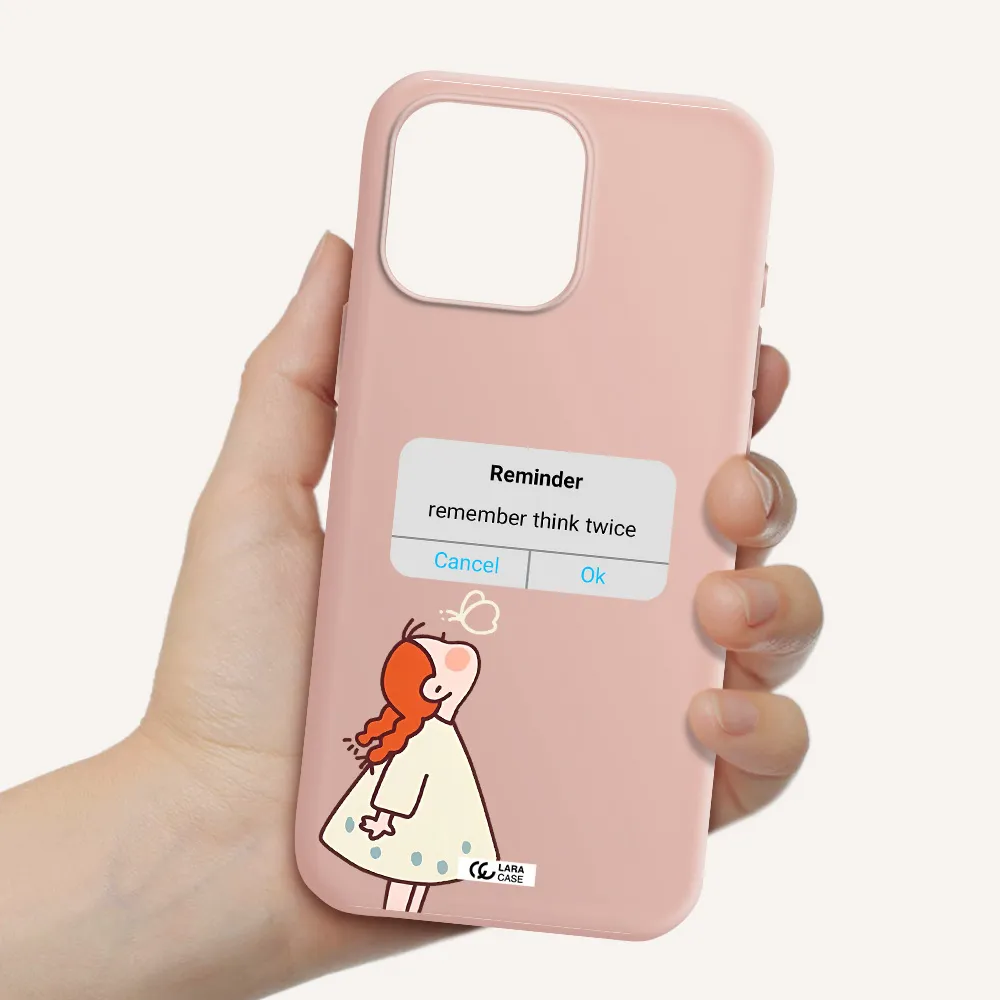 A Screenshot Of A Phone Apple Iphone 16 Pro Max Silicone Pastel Pink Case