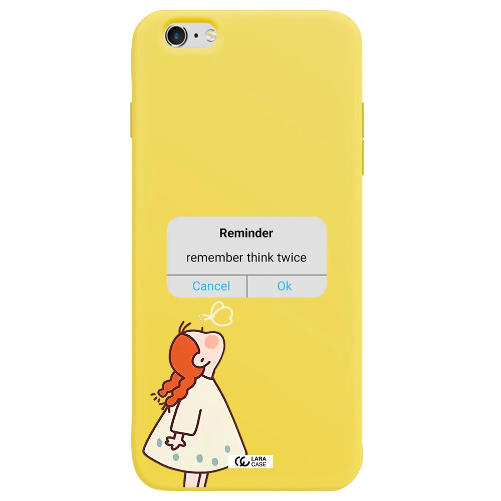 a screenshot of a phone Apple iPhone 6 plus Silicone canary yellow Case
