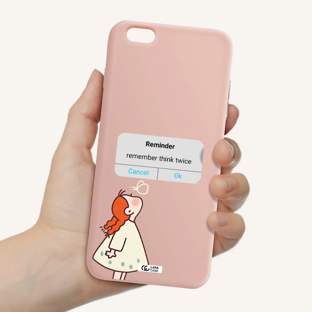 a screenshot of a phone Apple iPhone 6 plus Silicone pastel pink Case