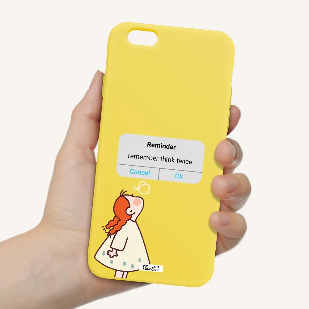 a screenshot of a phone Apple iPhone 6 Silicone canary yellow Case