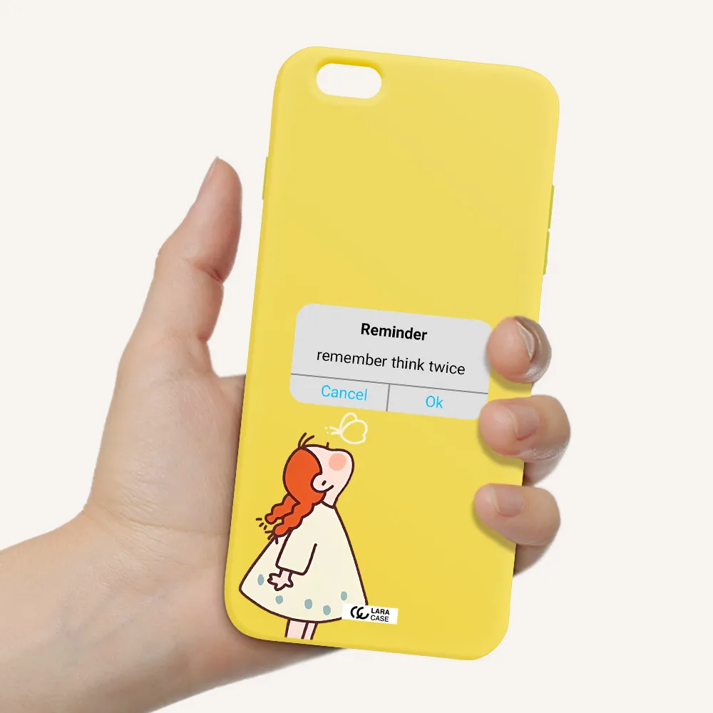 a screenshot of a phone Apple iPhone 6S Silicone canary yellow Case