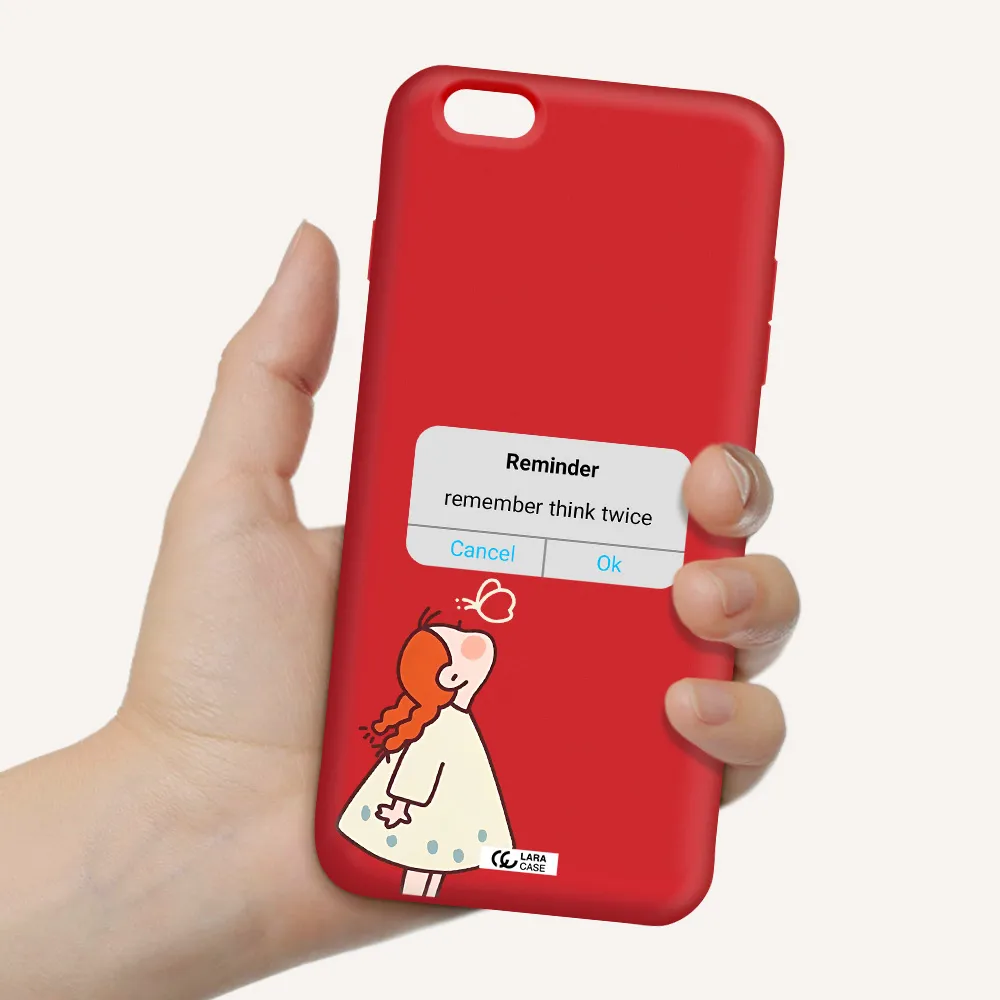 a screenshot of a phone Apple iPhone 6S Silicone Imperial Red Case