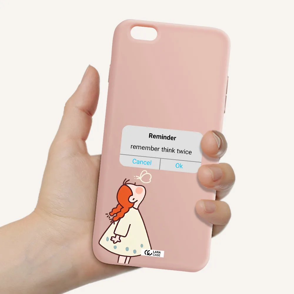 a screenshot of a phone Apple iPhone 6S Silicone pastel pink Case
