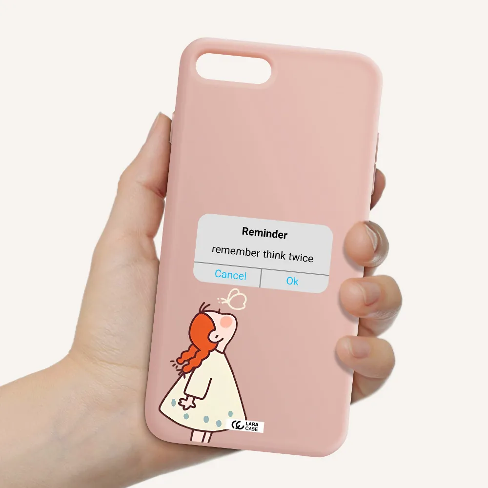 a screenshot of a phone Apple iPhone 7 plus Silicone pastel pink Case