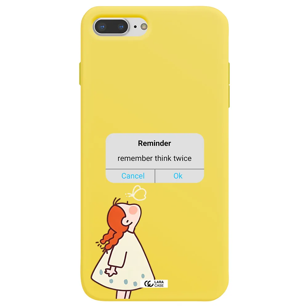 a screenshot of a phone Apple iPhone 8 plus Silicone canary yellow Case