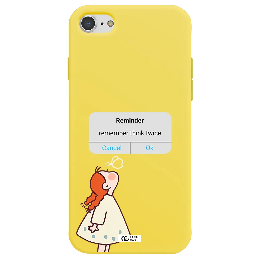 a screenshot of a phone Apple iPhone 8 Silicone canary yellow Case
