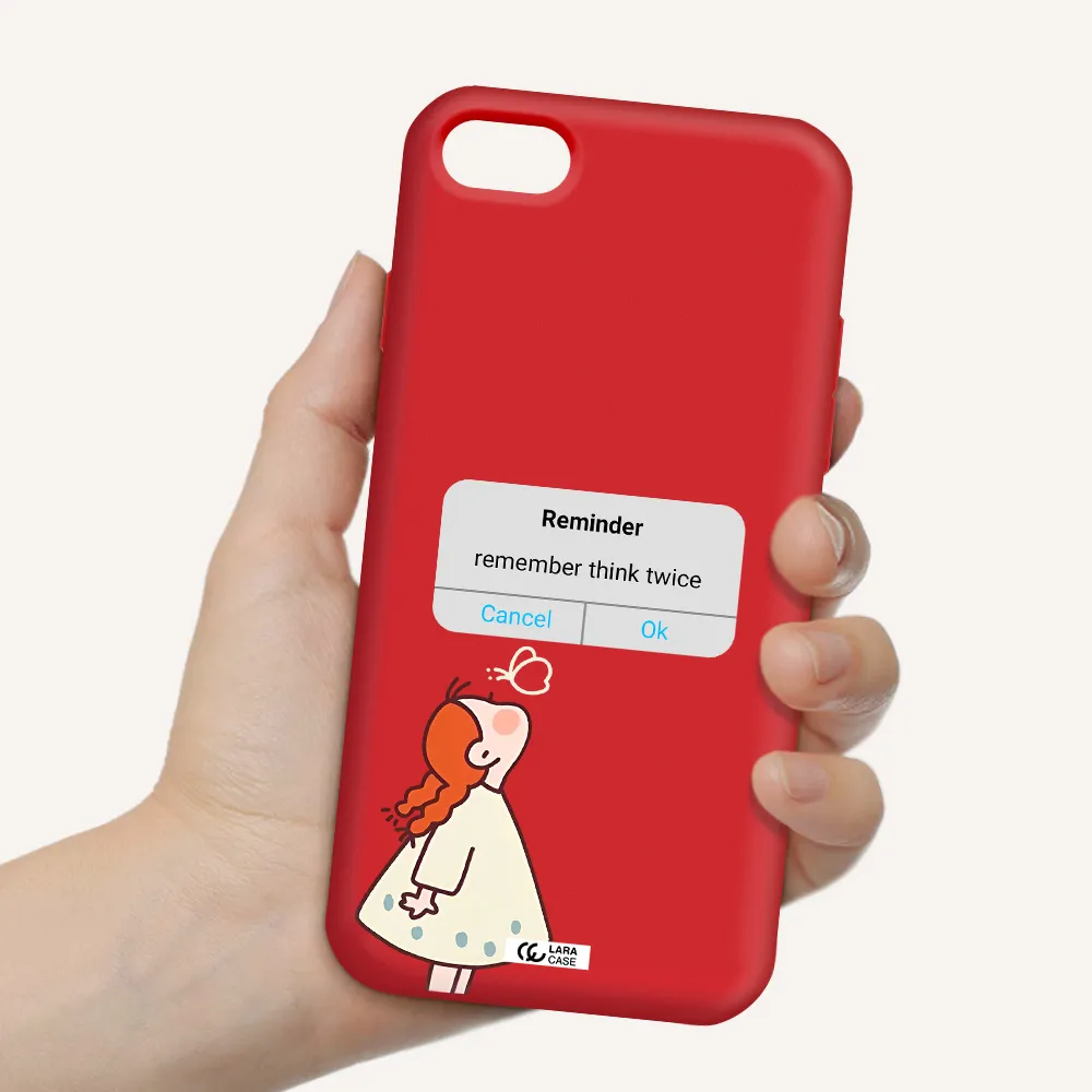 a screenshot of a phone Apple iPhone 8 Silicone Imperial Red Case