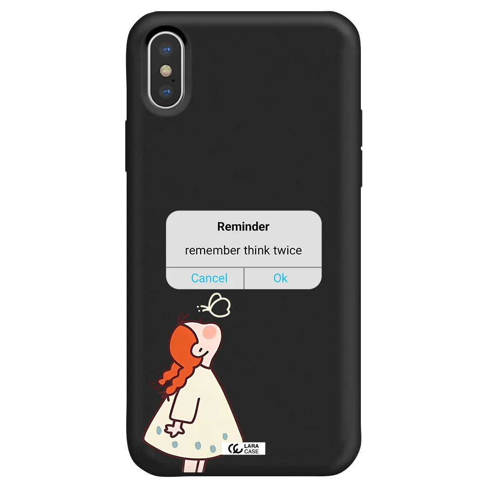 a screenshot of a phone Apple iPhone X Silicone black Case