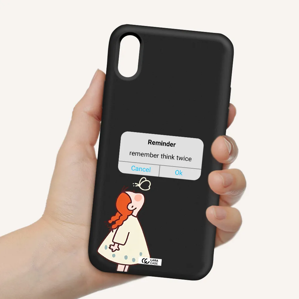 a screenshot of a phone Apple iPhone X Silicone black Case