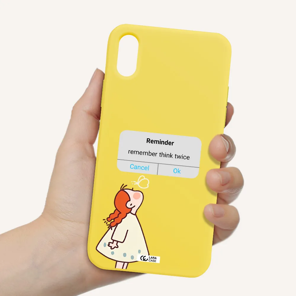 a screenshot of a phone Apple iPhone X Silicone canary yellow Case