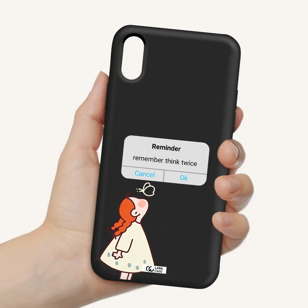 a screenshot of a phone Apple iPhone XS Silicone black Case