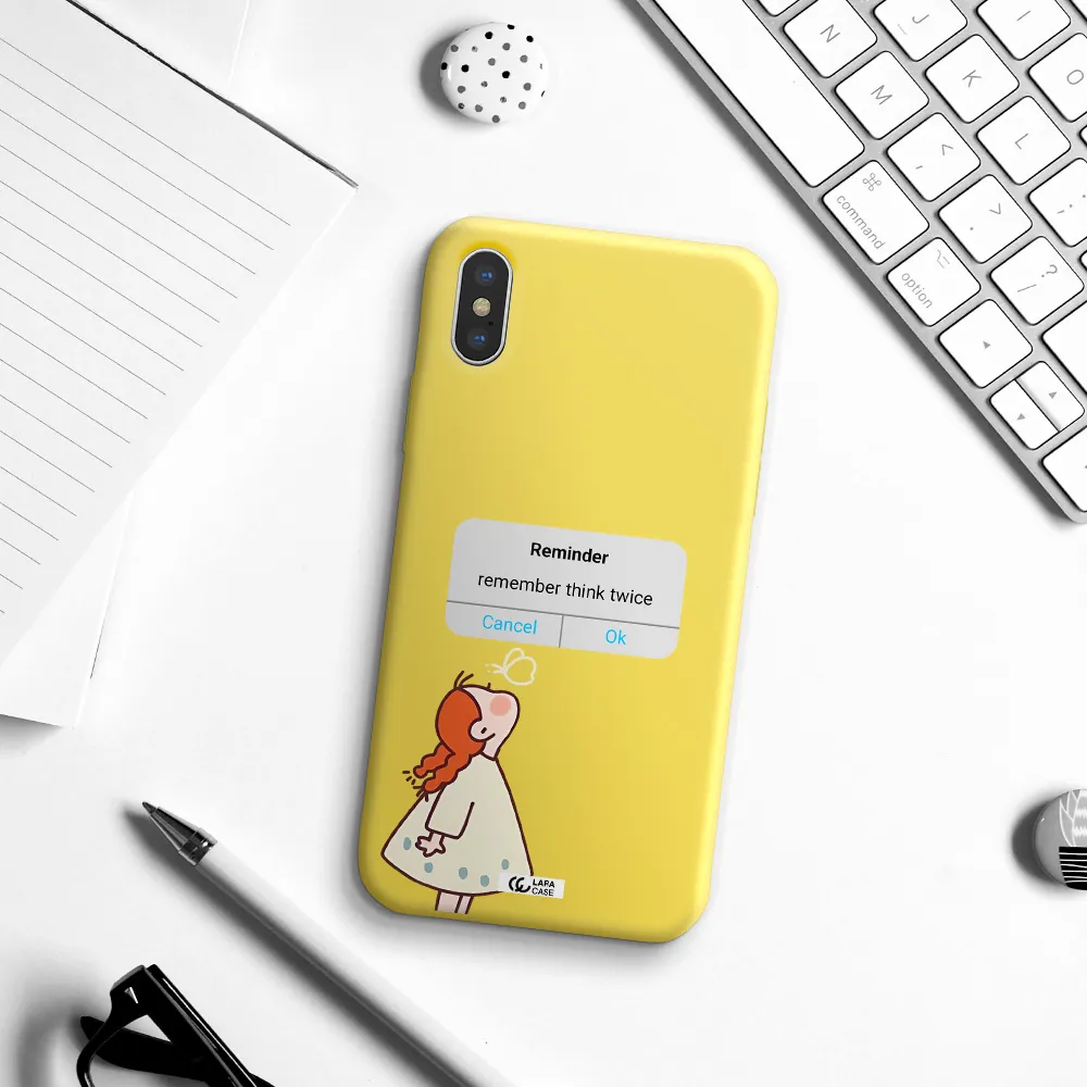 a screenshot of a phone Apple iPhone XS Silicone canary yellow Case