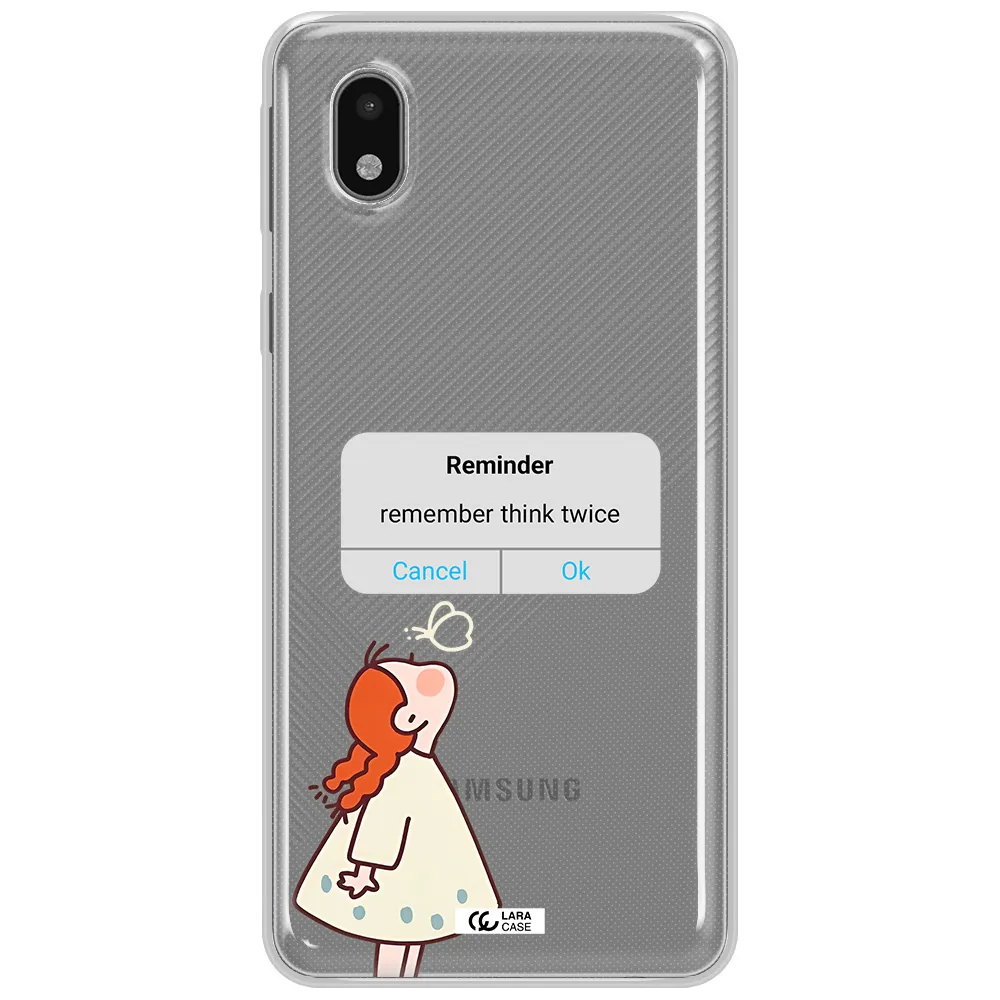 A Screenshot Of A Phone Samsung A01 Core Clear Tpu Case