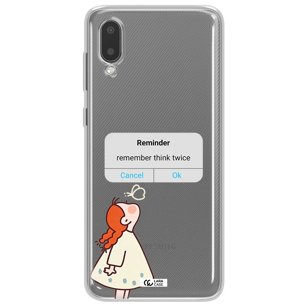 A Screenshot Of A Phone Samsung A02 Clear Tpu Case