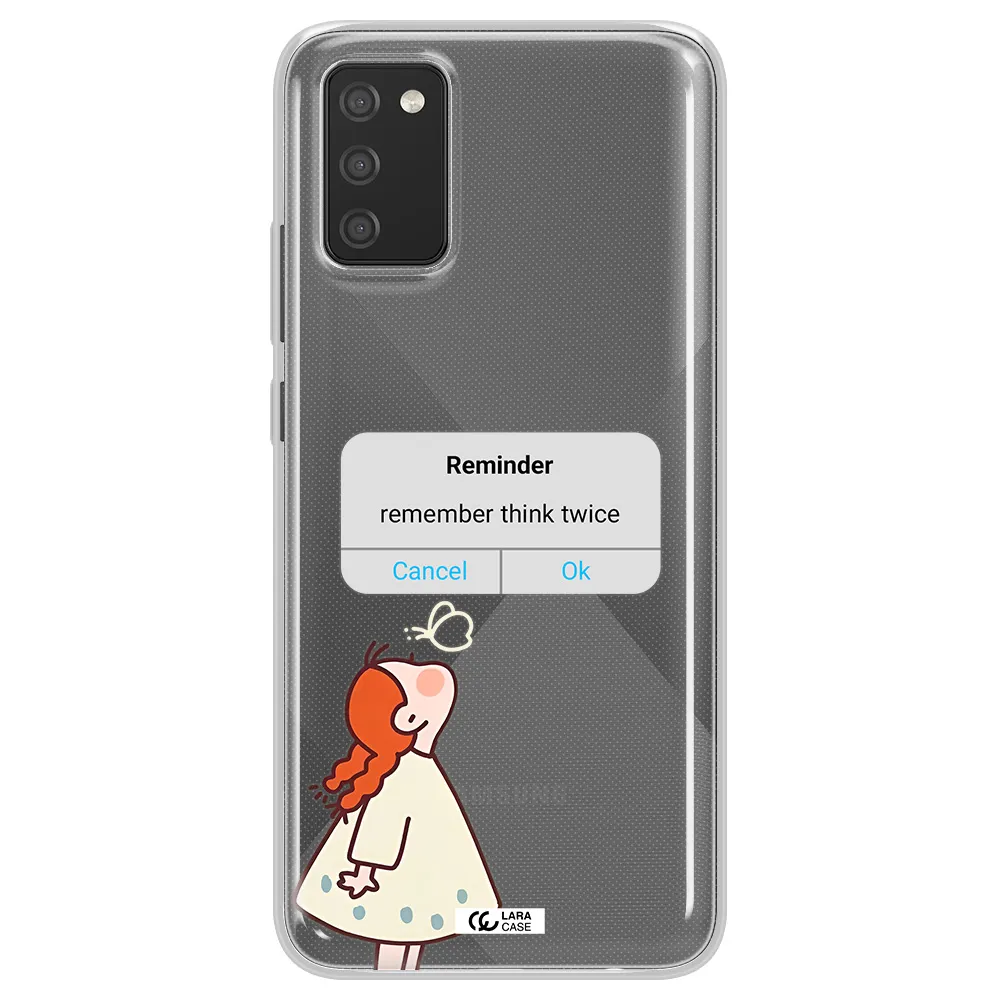 A Screenshot Of A Phone Samsung A02S Clear Tpu Case