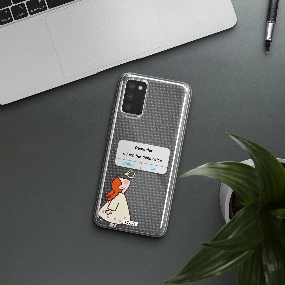 A Screenshot Of A Phone Samsung A02S Clear Tpu Case