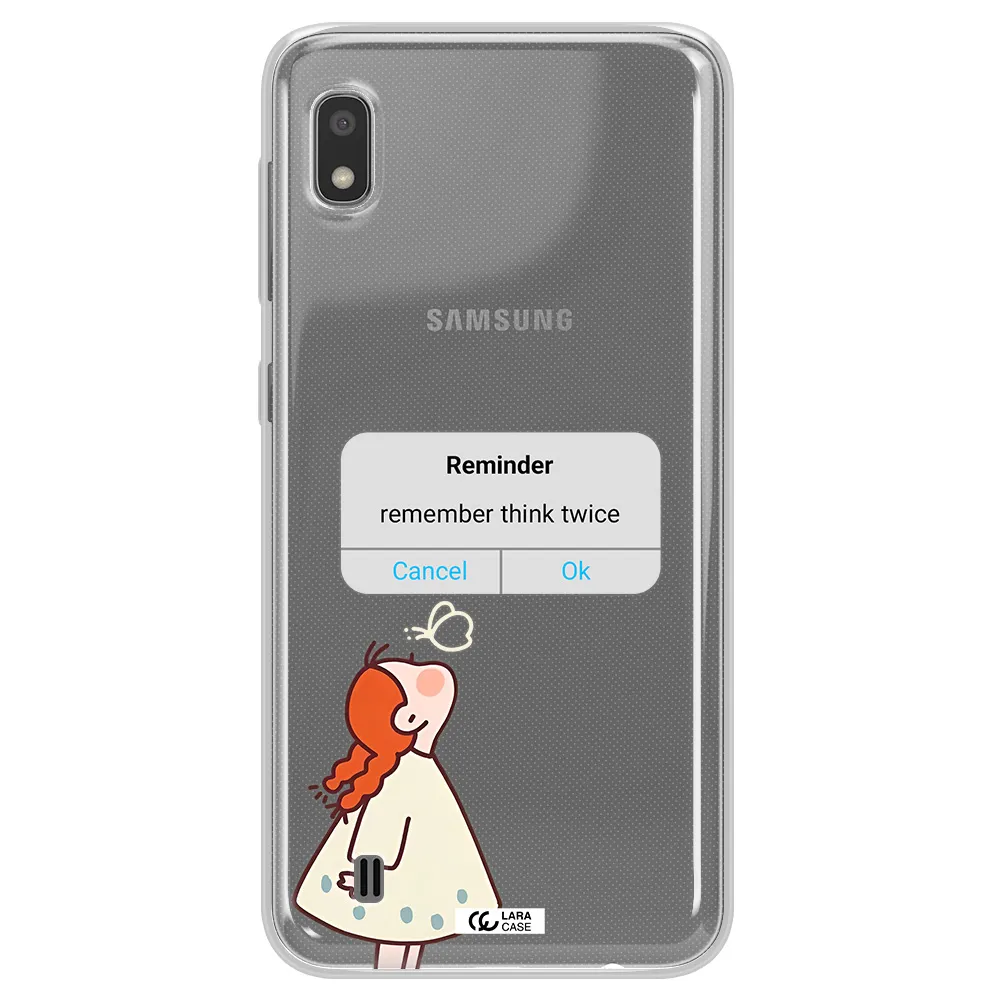 A Screenshot Of A Phone Samsung A10 Clear Tpu Case