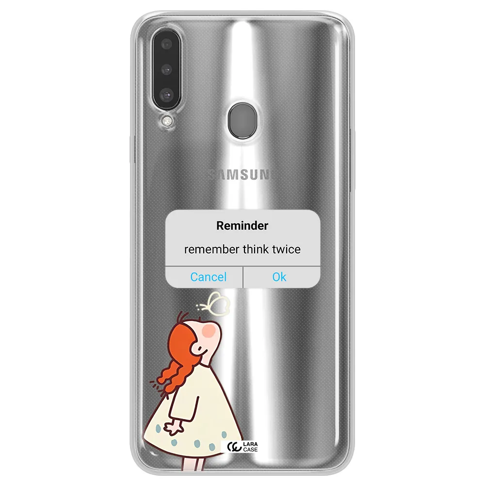 A Screenshot Of A Phone Samsung A20S Clear Tpu Case