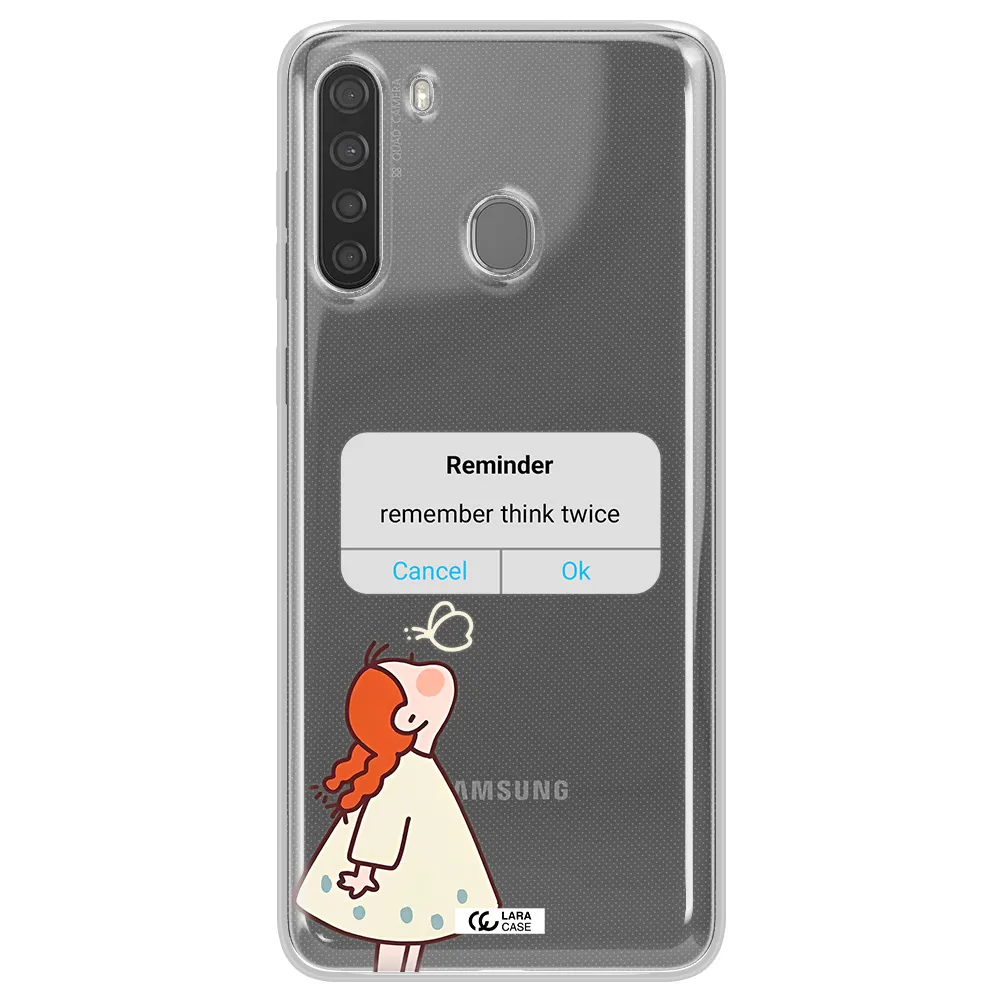 A Screenshot Of A Phone Samsung A21 Clear Tpu Case