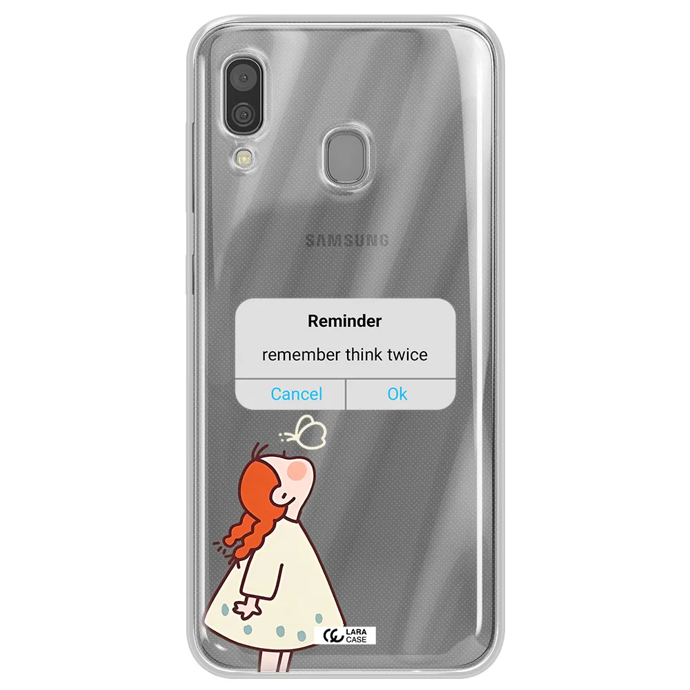 A Screenshot Of A Phone Samsung A30 Clear Tpu Case