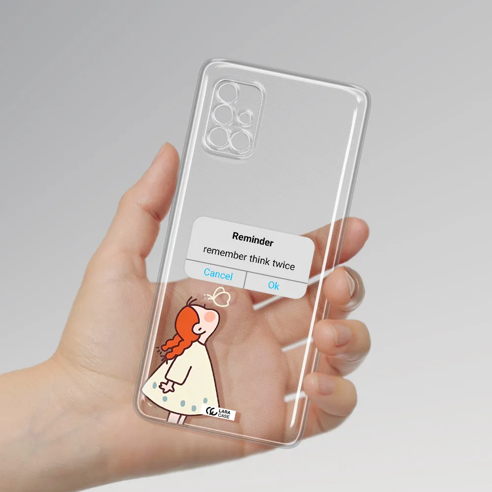 A Screenshot Of A Phone Samsung A40S Clear Tpu Case