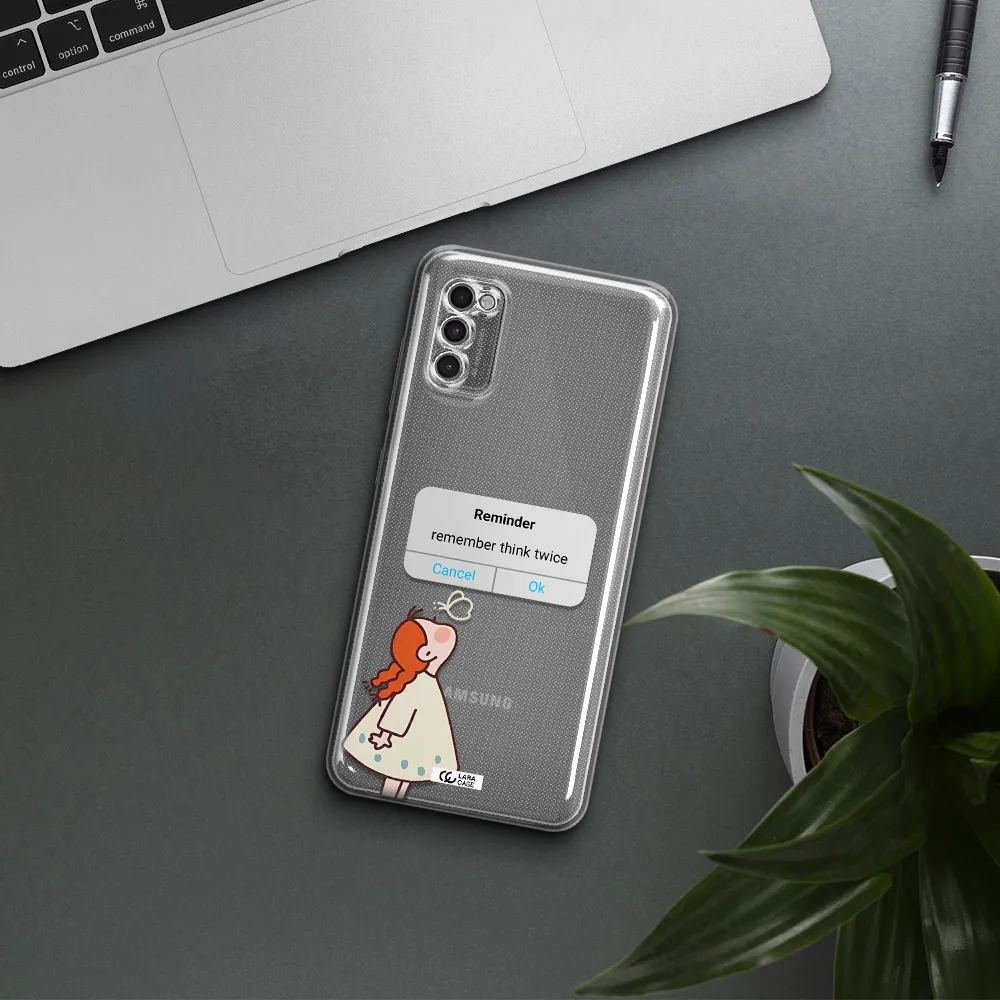 A Screenshot Of A Phone Samsung A41 Clear Tpu Case