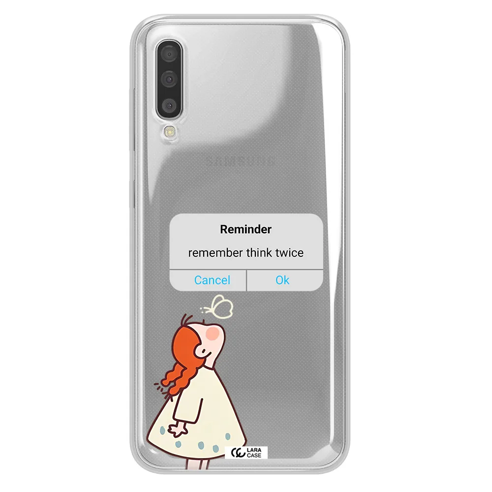 A Screenshot Of A Phone Samsung A50 Clear Tpu Case