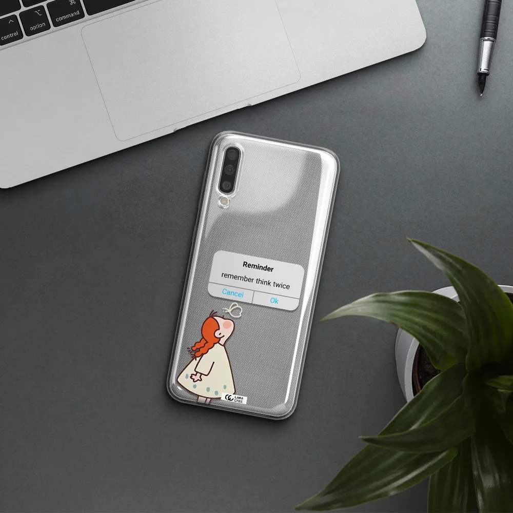 A Screenshot Of A Phone Samsung A50 Clear Tpu Case