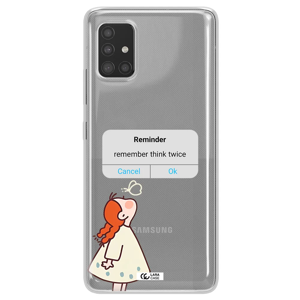 A Screenshot Of A Phone Samsung A51 Clear Tpu Case