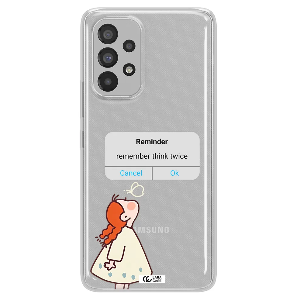 A Screenshot Of A Phone Samsung A53 Clear Tpu Case