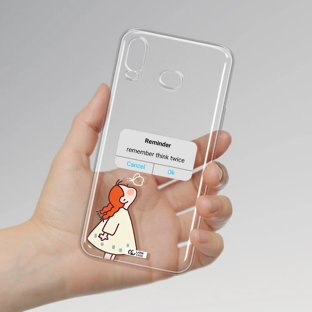 A Screenshot Of A Phone Samsung A6S Clear Tpu Case