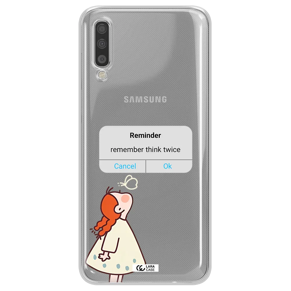 A Screenshot Of A Phone Samsung A70 Clear Tpu Case