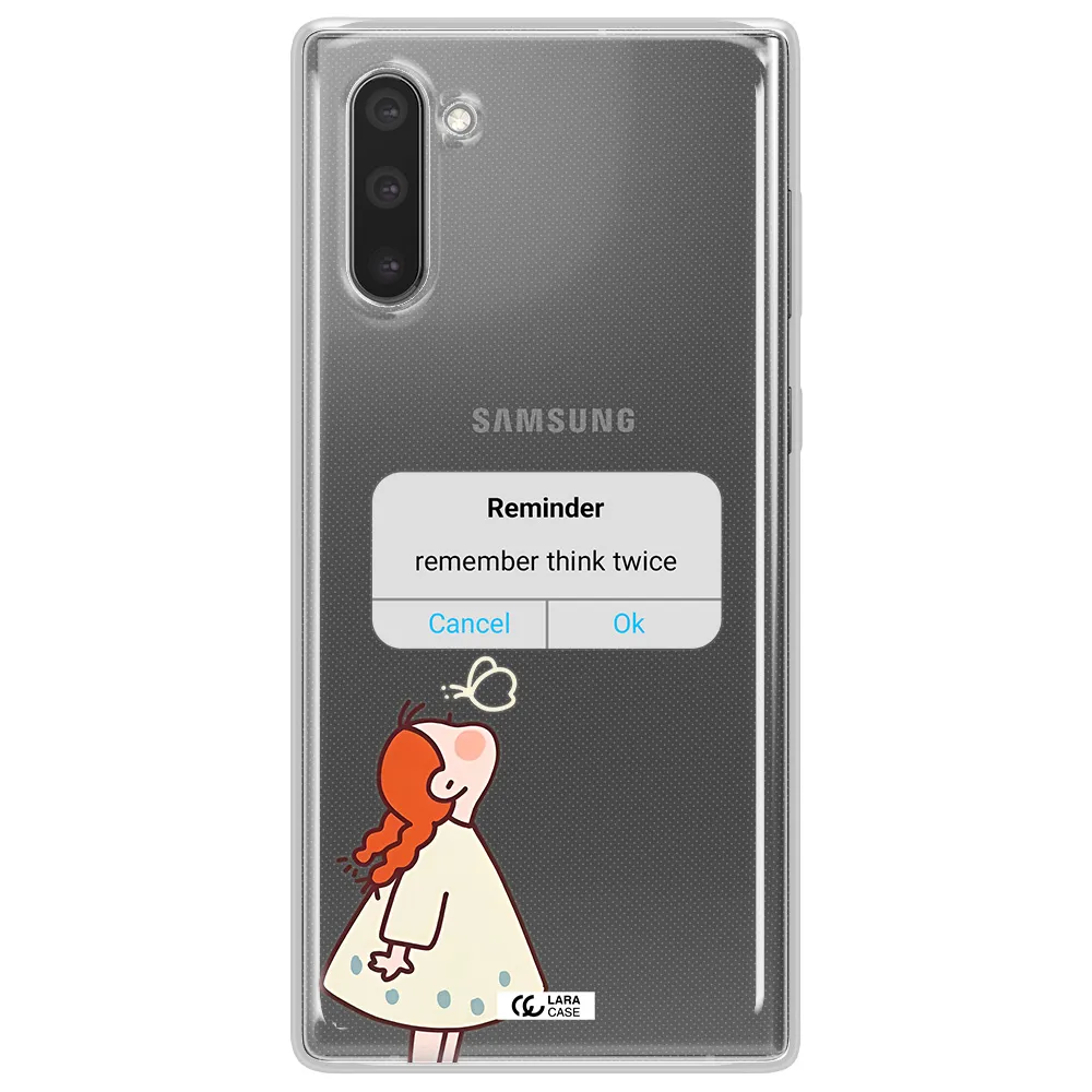 A Screenshot Of A Phone Samsung Note 10 Clear Tpu Case