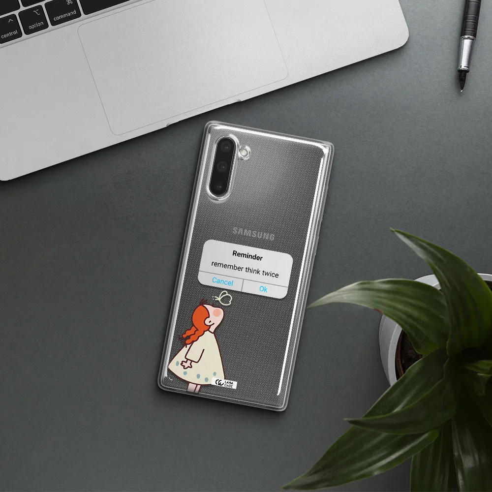 A Screenshot Of A Phone Samsung Note 10 Clear Tpu Case